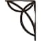 Ekena Millwork Versailles Wrought Iron Bracket, (Single center brace), Antiqued Pale Gold 1 1/2"W x 5 1/2"D x 8"H BKTM01X05X08SVEAPG - alternate 2